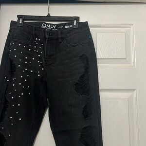 Black jeans for women,blue denim brand.Z:27/34.